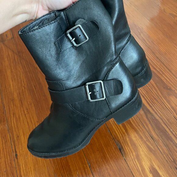 STYLE & CO BLACK GIANARA BIKER BOOTS - Picture 4 of 5